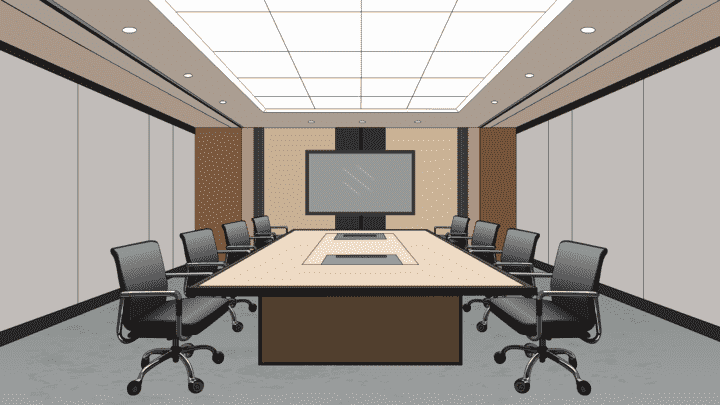 AN格式场景，会议室