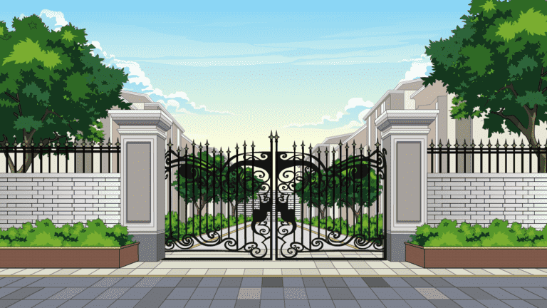 AN格式场景，门口