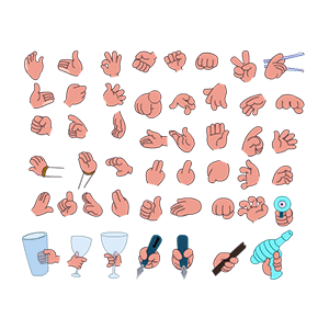 手型集合 16