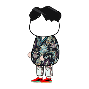 AN人物 花衬衫 社会人