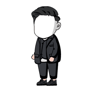 AN人物 穿着运动西装的帅哥