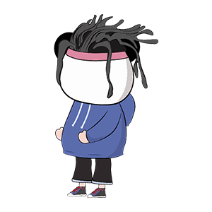 AN人物 潮男 脏辫