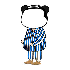 AN人物 熊猫人 病号服