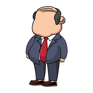 AN人物 地中海西服男