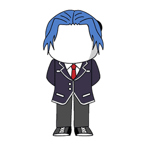 AN人物 学生 穿着校服