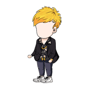 AN人物 黄色头发男孩