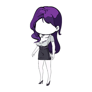 AN人物 都市紫发美女