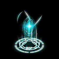 阵法中悬浮神木物体