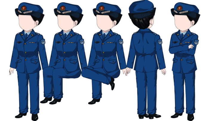 空军常服女