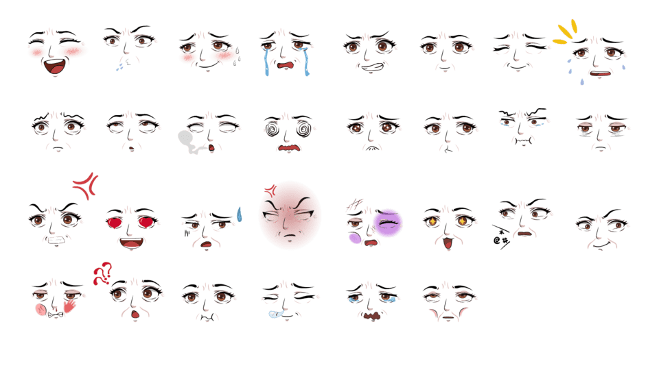 中老年女表情.png