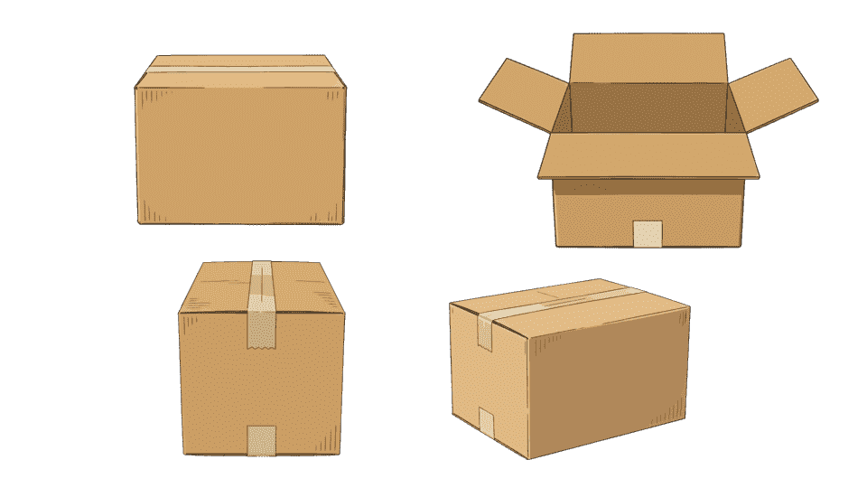 纸箱子纸打包盒子多视角.png